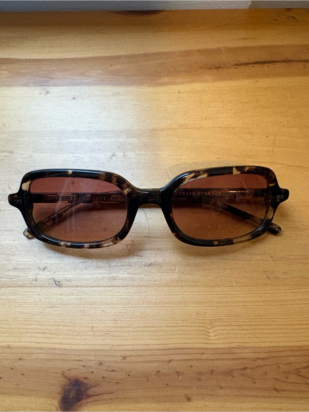 Crap Eyewear The Dream Cassette - Desert Tortoise Acetate Sunglasses